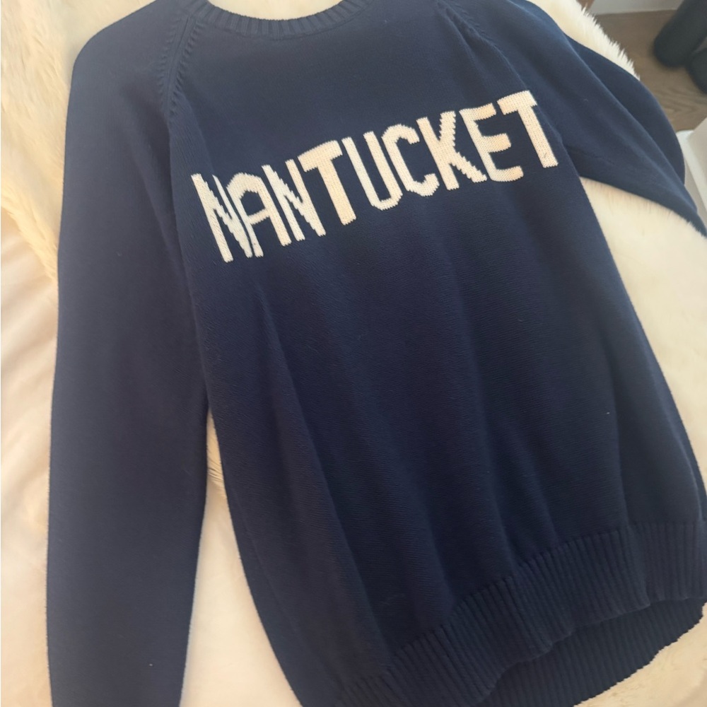 Navy Blue Nantucket Sweater